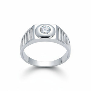 SOLITARIO ORO BLANCO 18KL