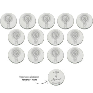 ARRAS PERSONALIZADAS V. DEL PILAR · ACERO PLATEADO