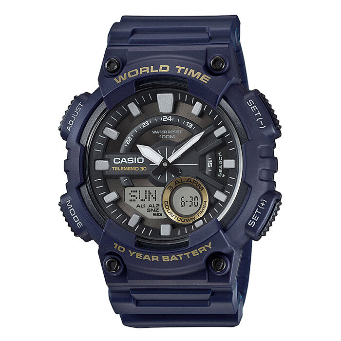 Reloj Casio Batería 10 años AEQ-110W-2AVEF