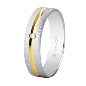 Alianza Argyor bicolor diamante 5240474D