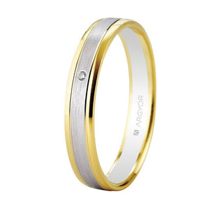 Alianza Argyor bicolor diamante 5240496D
