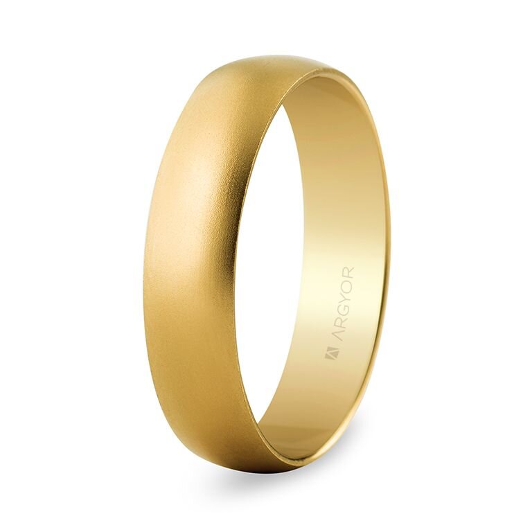 Alianza Argyor boda oro 5mm arena (50505M)