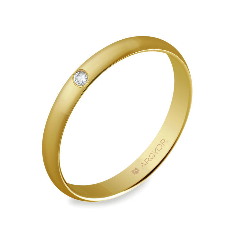Alianza Argyor de boda oro 50305D