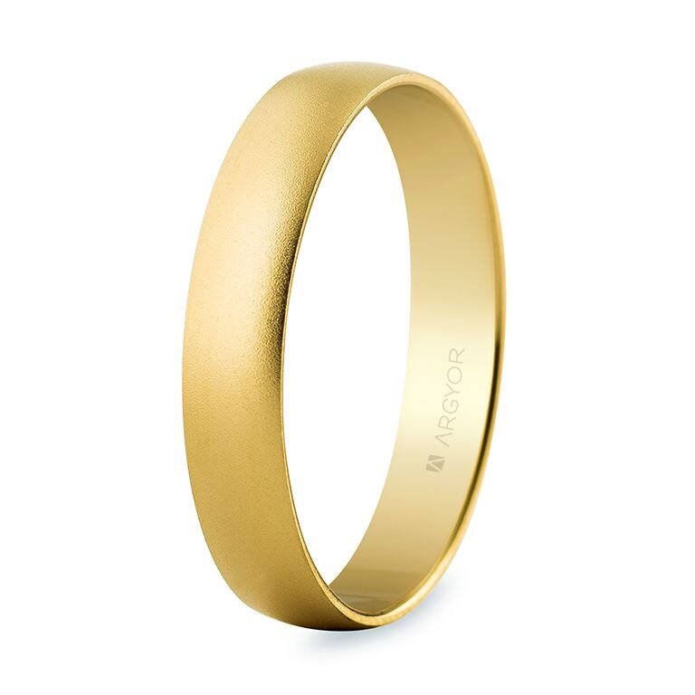 Alianza Argyor de boda oro arena 4mm (50403M)
