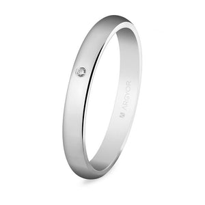 Alianza Argyor de boda oro blanco 5B306D