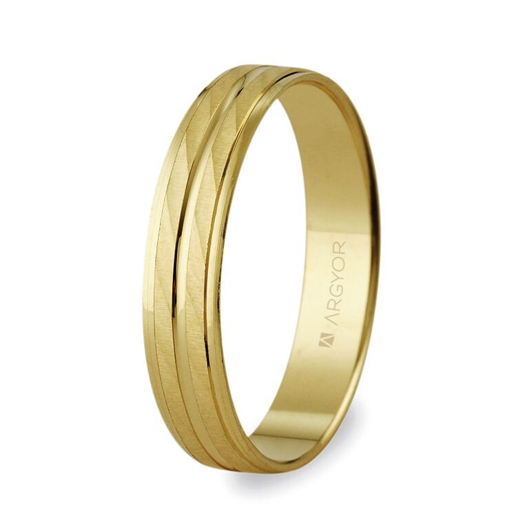Alianza Argyor MOD. 5140340. Alianza de boda 4mm 5140340