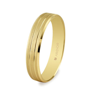 Alianza Argyor MOD. 5140436. Alianza de boda 4mm oro 5140436