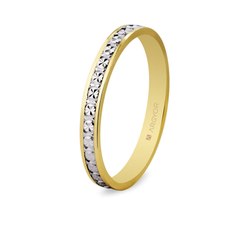 Alianza Argyor MOD. 5225463. Alianza de boda 2oros 5225463