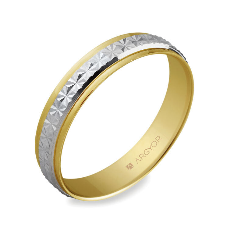Alianza Argyor MOD. 5240108. Alianza de boda 2oros 5240108