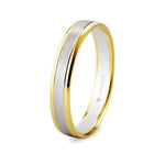 Alianza Argyor MOD. 5240496. Alianza de boda bicolor 5240496
