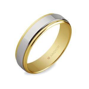 Alianza Argyor MOD. 5250158. Alianza de boda bicolor 5250158