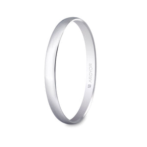 Alianza Argyor de boda oro blanco 5B201