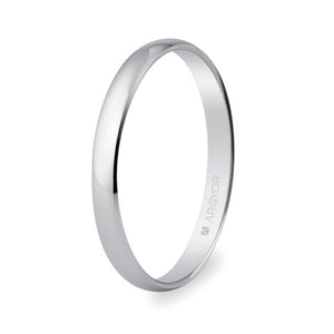 Alianza Argyor MOD. 5B253. Alianza de boda oro blanco 2,5mm (5B253)