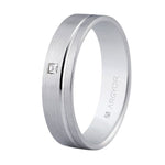 Alianza Argyor o. blanco 5mm diamante 5B50316P