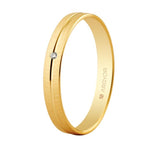 Alianza Argyor oro 3mm diamante 5130474D