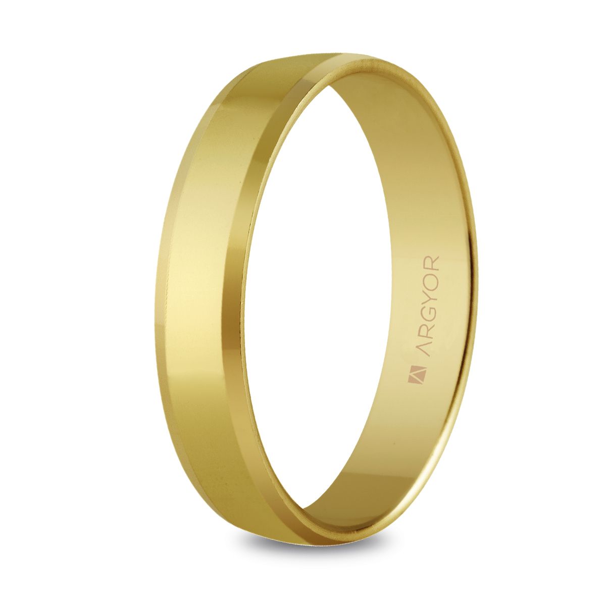 Alianza Argyor oro 5140047 plana biselada 18k