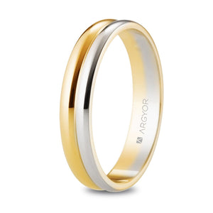 Alianza Argyor oro bicolor 5240526