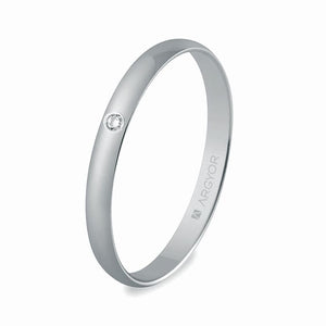 Alianza Argyor oro blanco 2,5mm diamante 5B253D