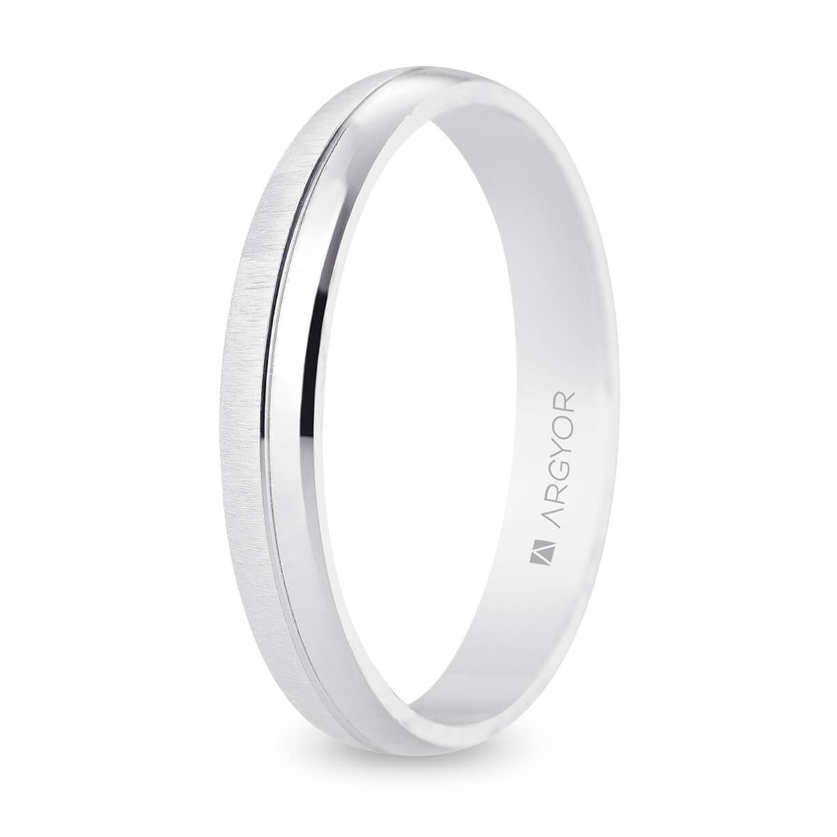 Alianza Argyor Oro Blanco 3,5 mm
