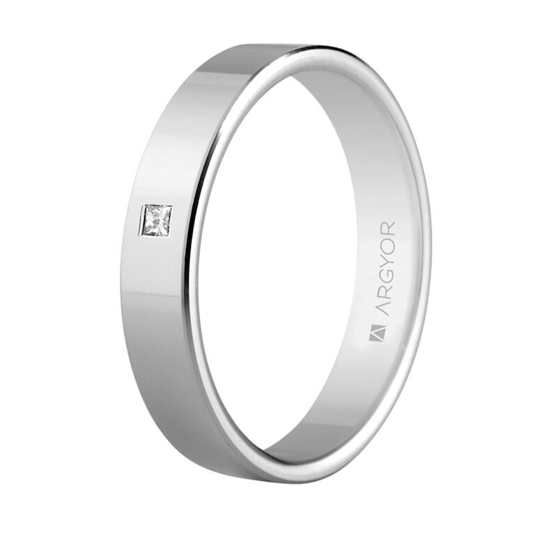 Alianza Argyor oro blanco diamante 5B40150P
