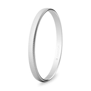 Alianza Argyor oro blanco texturizada (5B201T)