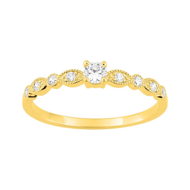 Anillo Argyor en oro 750. di 0.20ct GH-P1 750 O.A.