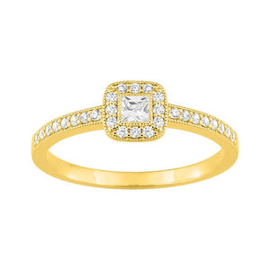 Anillo Argyor en oro 750. di 0.27ct GH-P1 750 O.A.