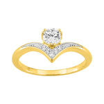 Anillo de compromiso Argyor CIR. PLAQUÉ OR+RH