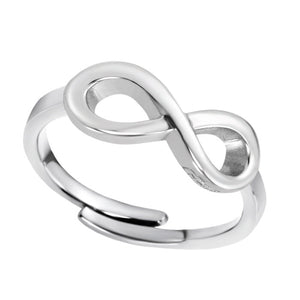 Anillo Lotus Silver LP1224-3/2 Símbolo Infinito, Plata 1ª Ley