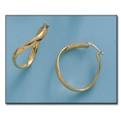 AROS ORO 18KL -  24MM - Peso: 2.65 gr 