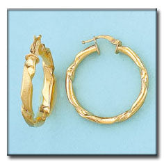 AROS ORO 18KL - 25MM - Peso: 4.20 gr 