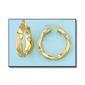 AROS ORO 18KL - 25MM - Peso: 6.30 gr 