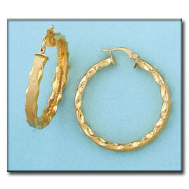 AROS ORO 18KL - 30MM - Peso: 3.95 gr 