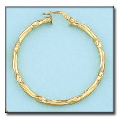 AROS ORO 18KL - 40MM - Peso: 4.55 gr 
