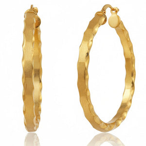 AROS ORO 18KL - 50MM - Peso: 7.55 gr 