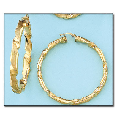 AROS ORO 18KL - 50MM - Peso: 9.45 gr 