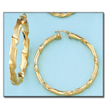 AROS ORO 18KL - 50MM - Peso: 9.90 gr 