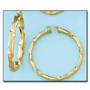 AROS ORO 18KL - 50MM - Peso: 9.90 gr 