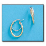 AROS ORO 18KL BICOLOR - Peso: 2.60 gr 