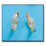 AROS ORO 18KL BICOLOR - Peso: 4.65 gr 