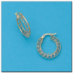 AROS ORO 18KL FILIGRANA - Peso: 3.55 gr 