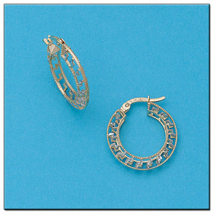 AROS ORO 18KL FILIGRANA - Peso: 3.55 gr 