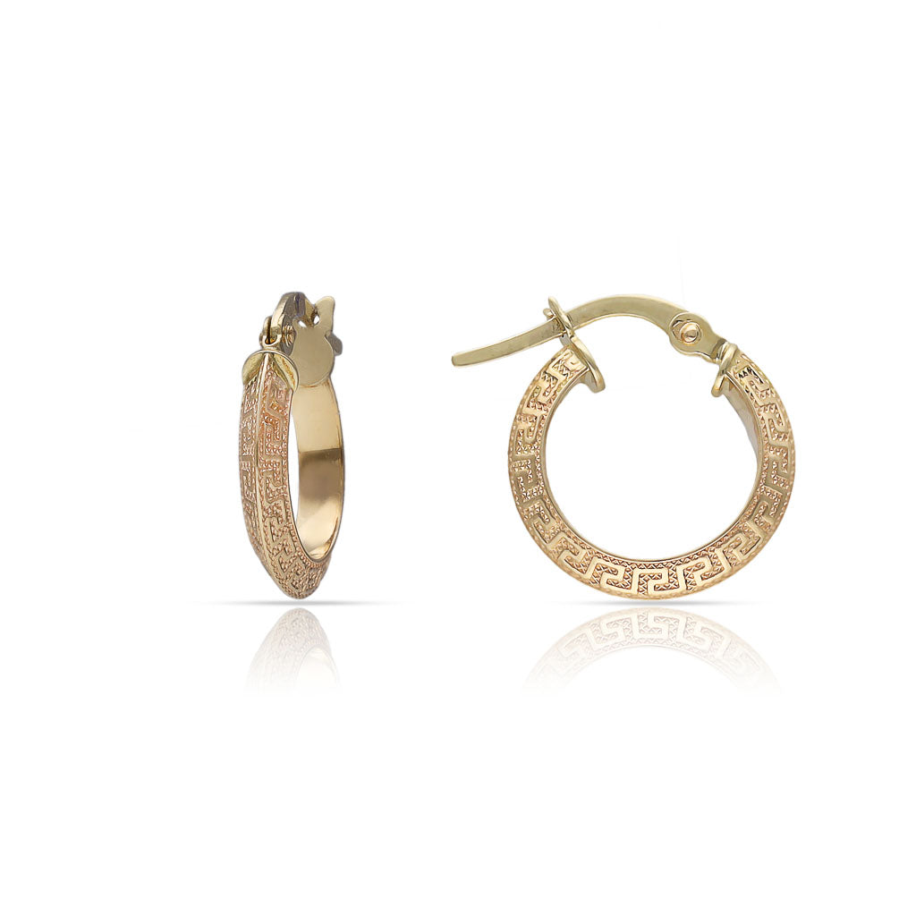 AROS ORO 18KL GRECA - 10MM