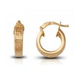 AROS ORO 18KL GRECA - 12MM - Peso: 1.80 gr 