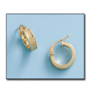 AROS ORO 18KL GRECA - 12MM - Peso: 1.90 gr 