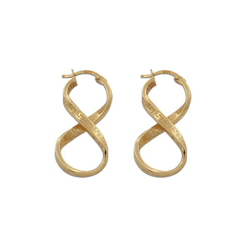 AROS ORO 18KL GRECA - 14X23MM - Peso: 2.60 gr 