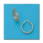 AROS ORO 18KL GRECA  -20MM - Peso: 3.70 gr 