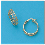 AROS ORO 18KL GRECA -20MM - Peso: 5.45 gr 
