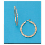 AROS ORO 18KL GRECA - 25MM - Peso: 3.20 gr-Oro amarillo 