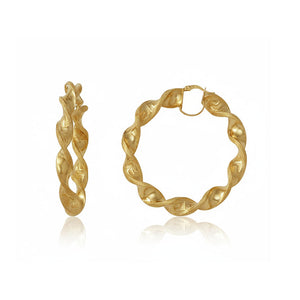AROS ORO 18KL GRECA 45MM - Peso: 9.40 gr 